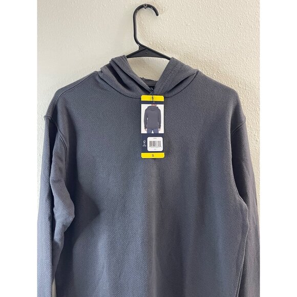 GAP NWT Men's Textured Hoodie, Gray, Small - Picture 9 of 16